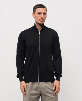 Brunello Cucinelli Черный кардиган из хлопка M2900106