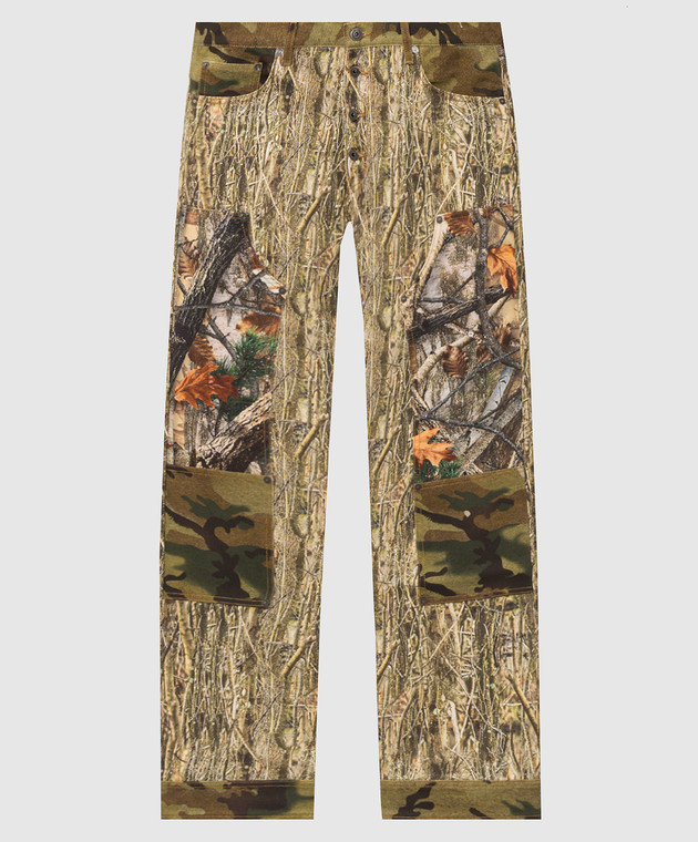 Off-White Джинси з камуфляжним принтом 44MYA19FF26D002