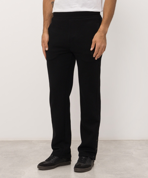 Givenchy Черные спортивные брюки с шерстью BM51S83YT8 изображение 3