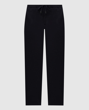 Canali Сині штани з вовни JJ03342J7003
