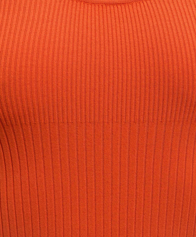 Max Mara Оранжевая майка GHIRO MXMGHIRO изображение 5