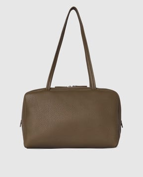 The Row Коричнева шкіряна сумка-тоут Astra W1725L129