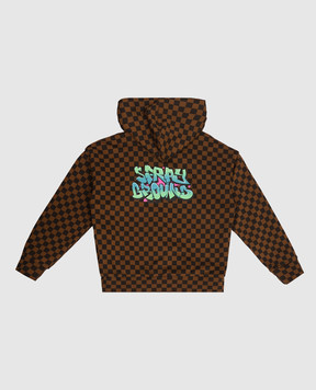 Sprayground Дитяча коричнева спортивна куртка Catch Bear SPY1393E