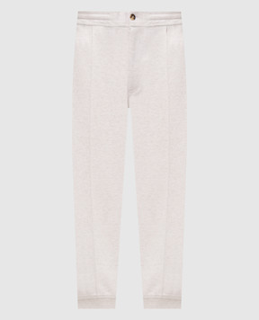Brunello Cucinelli джоггеры цвета айвори MR8073268G