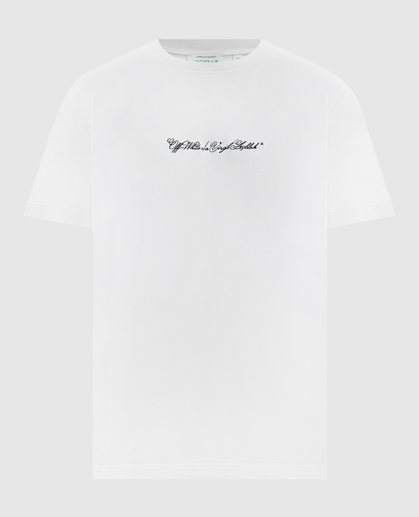 Зеленая футболка с вышивкой Script Arrow