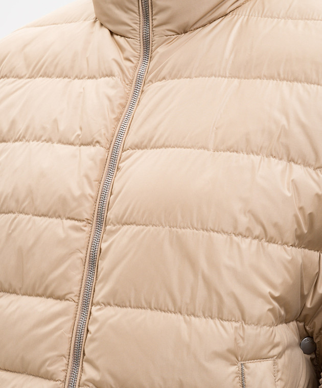 Peserico Бежевий пуховий жилет A0346006957 зображення 5
