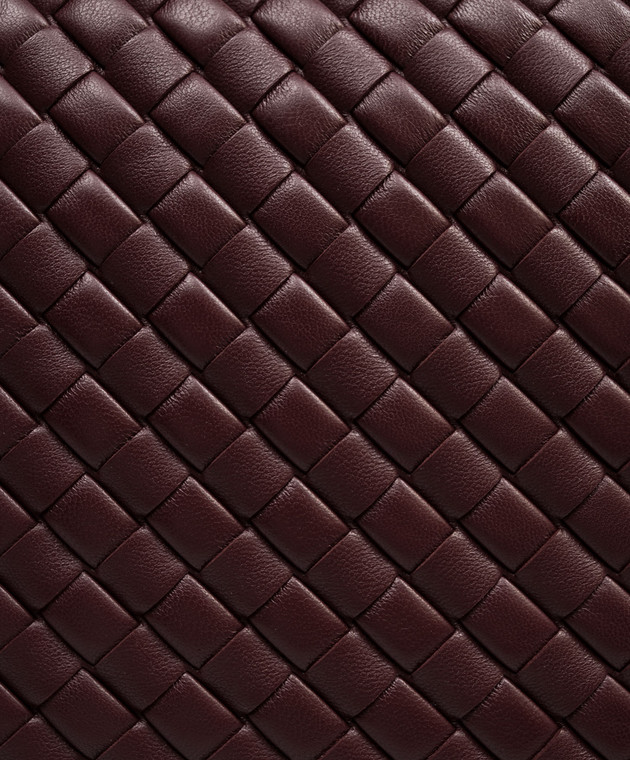 Bottega Veneta Бордовая кожаная сумка-хобо Veneta 873189V66V0 изображение 4