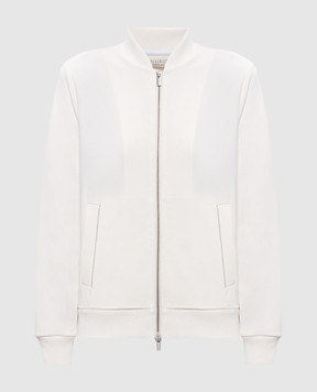 Peserico Біла спортивна куртка з ланцюжком моніль A12572J06906A