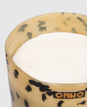 Onno Свічка Art Brigitte L з ароматом Zanzibar в скляному свічнику ON822Z