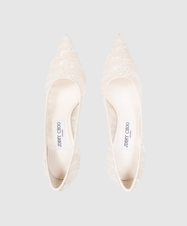 Jimmy Choo Туфли цвета айвори Love LOVE85GKF изображение 4