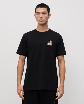Off-White Чорна футболка Building Arrow 44MAA027F5J002