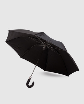 Pasotti Коричневый сложный зонтик в клеточку OMITUO64SRASO643415