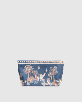 Alemais Синий клатч Acacia с узором 6547A