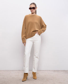 Loulou de Saison Коричневый свитер ANTON из кашемира ANTON