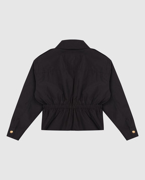 Balmain Дитяча чорна куртка BY2A87B00941214