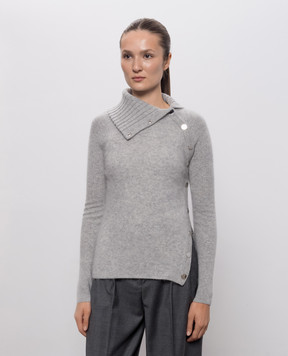 Max Mara Sportmax Серый джемпер BOA из шерсти SPXBOA