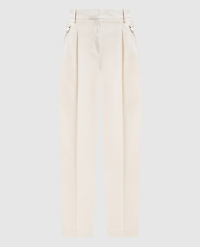 Givenchy Белые брюки с шерстью BW519E164D