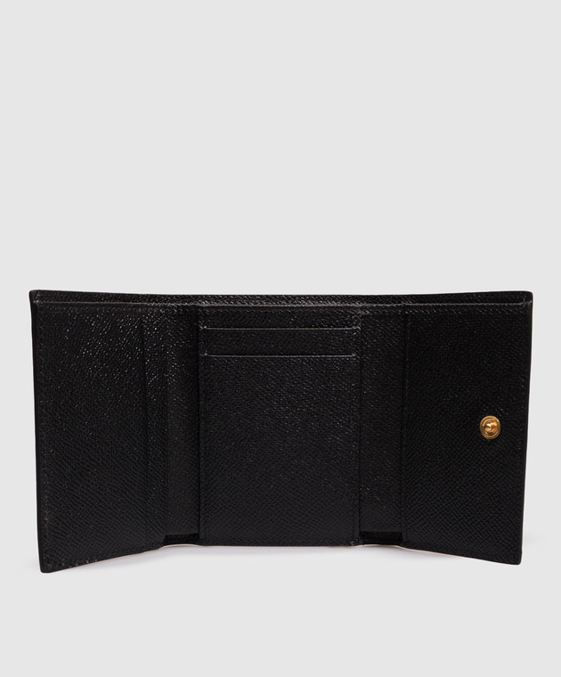 Dolce&Gabbana Бежевое кожаное портмоне в принт BI0770AX566 изображение 3