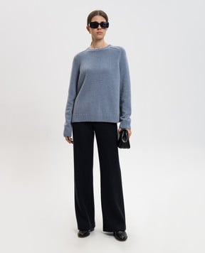 Loro Piana Голубой свитер Parksville из кашемира FAM9054sh