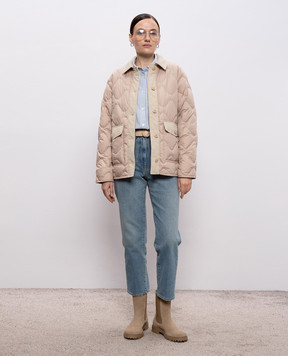 Woolrich Блакитна сорочка в смужку CFWWSI2022FRUT5378