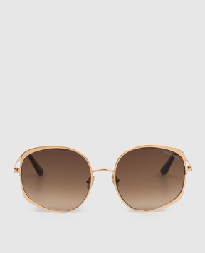 Tom Ford Золотые очки SOFIA FT1349