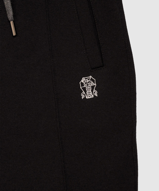 Brunello Cucinelli Черные джоггеры BM831E359A изображение 3