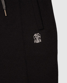 Brunello Cucinelli Черные джоггеры BM831E359A