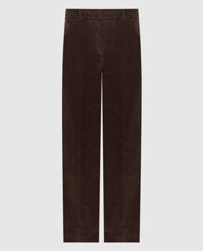 Max Mara Weekend Коричневые вельветовые брюки MARRUCA WKDMARRUCA