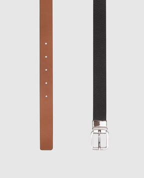Gianni Chiarini Двосторонній шкіряний ремінь CNK00963GRNNA