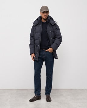 MooRER Синие худи ZANE из шерсти ZANEW12