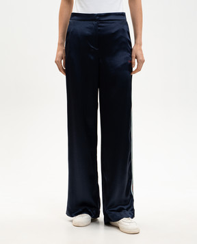 Off-White Сині штани з лампасами 2CA199S26FAB001