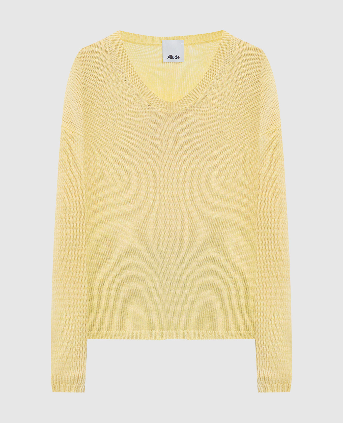 

Желтый пуловер из кашемира, Пуловеры