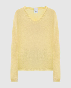 Allude Желтый пуловер из кашемира 26211212