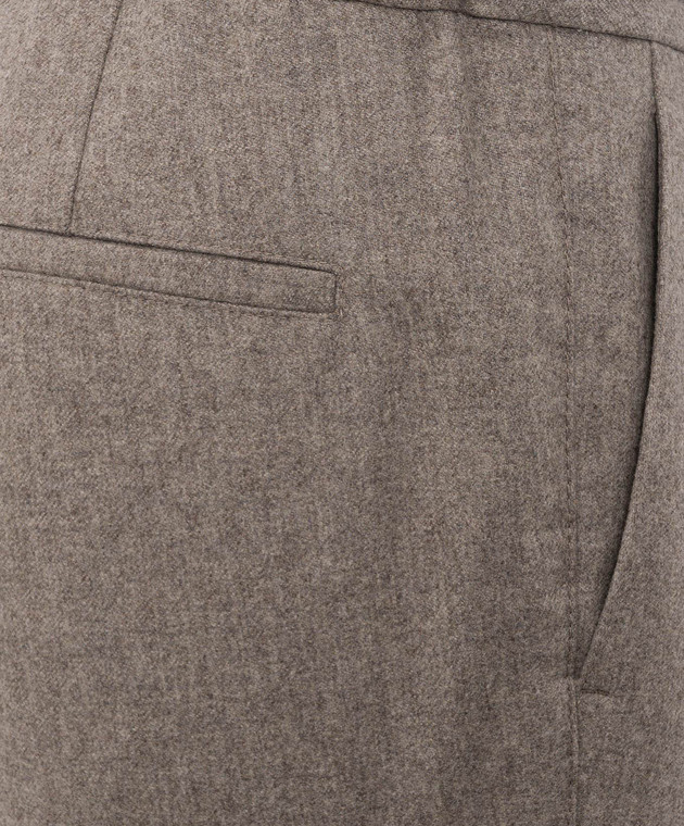 Brunello Cucinelli Сірі штани з вовни M038PE1710 зображення 5