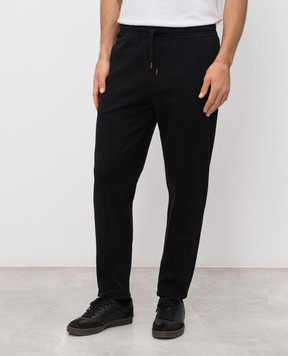 Brunello Cucinelli Черные спортивные штаны MW8633243G