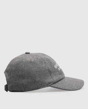 Sporty & Rich Серая кепка с шерстью AC08082326GY34