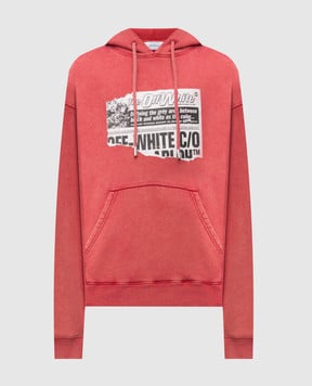 Off-White Червоне худі News 44MBB085F5F00D