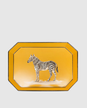 Les Ottomans Декоративна жовта таця з принтом IT120