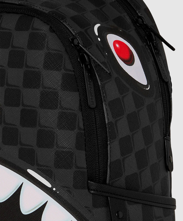 Sprayground Детский серый рюкзак SHARKS IN PARIS с принтом 910B8943NSZ изображение 4