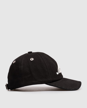 Ami Paris Черная кепка с нашивкой логотипа UCP276AW0028