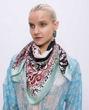 MANTERO 1902 Хустка Hide and Seek із шовку 0904F0030G56945