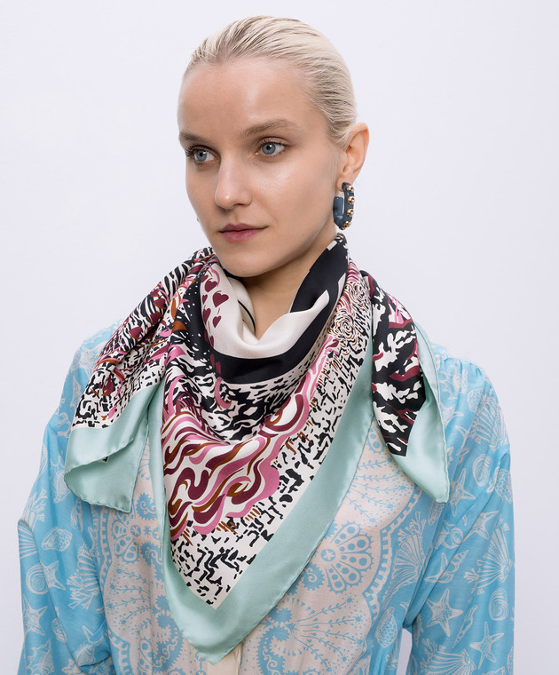 MANTERO 1902 Хустка Hide and Seek із шовку 0904F0030G56945 зображення 2