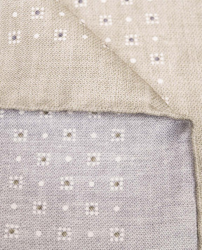 Brunello Cucinelli Двухсторонний платок-паше с брендовым узором MX8700091