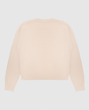 Brunello Cucinelli Дитячий бежевий джемпер з люрексом BAZM23000B
