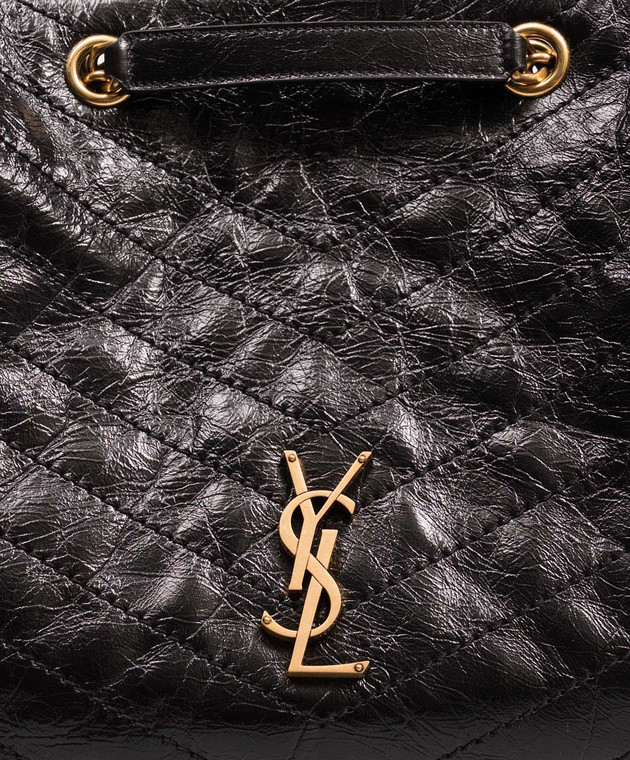 Saint Laurent Черная кожаная сумка-тоут NIKI 8711510EN07 изображение 4