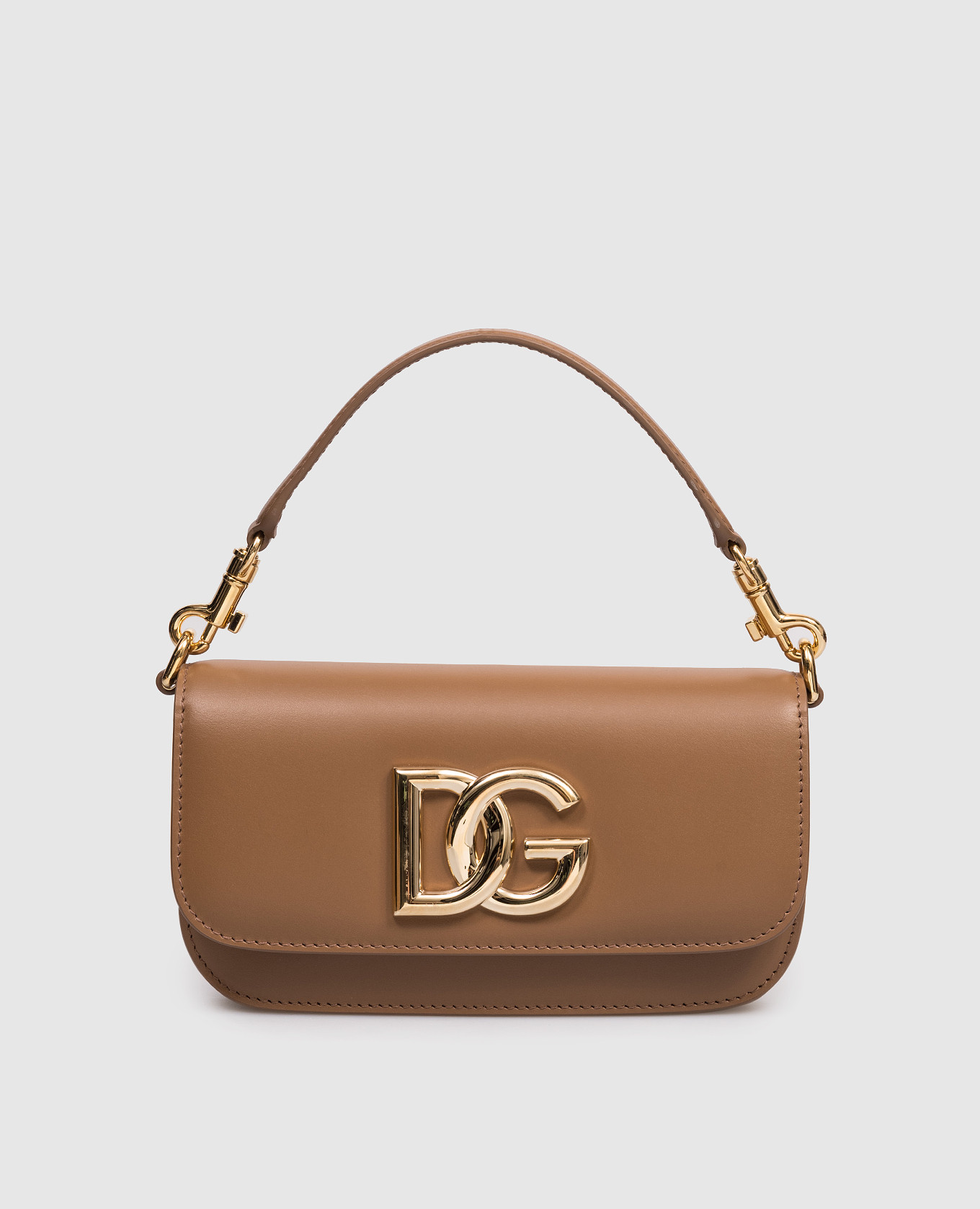 Коричневная кожаная сумка кросс-боди 3.5