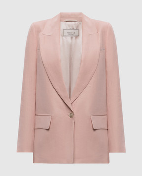 Peserico Розовый жакет из льна A0111602606