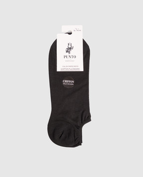 RiminiVeste Чорні короткі шкарпетки CHIFFONMINI