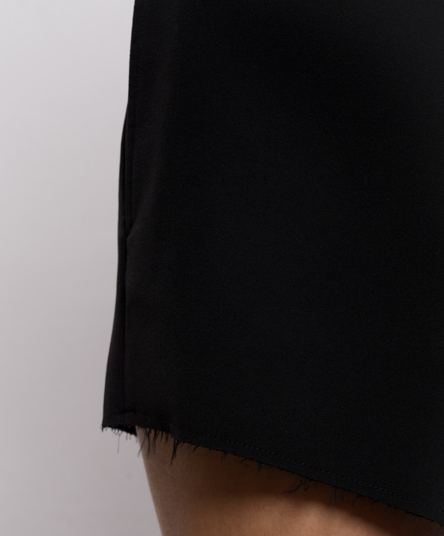Vetements Черная юбка мини WH27SK038B изображение 5