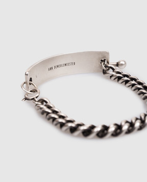 Ann Demeulemeester серебристый бласлет Doa Chain B0013708OT018